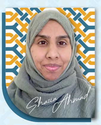 Professional portrait of Shazia Ahmad